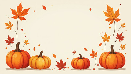 Naklejka premium autumn elements cozy cutely designed vector flat illustration perfect scrapbooking fall