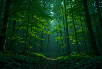 Fototapeta premium forest in the morning