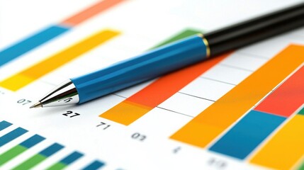Dynamic colorful marketing analytics real-time survey results business environment data visualization analytical insights
