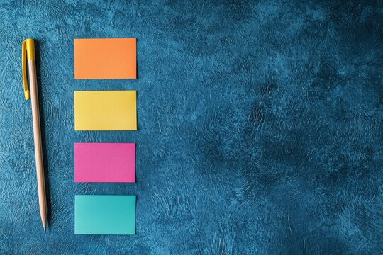 Customer loyalty survey insights office environment graphic design modern workspace bird's eye view engaging representation