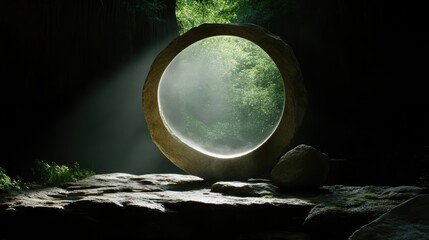 Fototapeta premium Stone Circle, Sunlight Portal