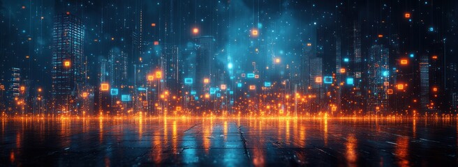 Naklejka premium Financial Analysis Stock Market Data Investment Forex Currency Trading Graphs Technology Economy