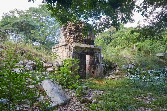 The Mayan ruins of Xlapak in the Puuc region of Yucatan, Mexico