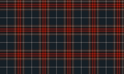 Fototapeta premium Seamless plaid pattern, green, orange, brown, gray, designed to add classic and stylishness. Perfect for creating skirts and pants for any occasion.