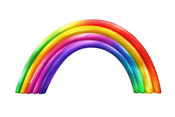 Obraz premium Celebrate The Beauty of Rainbow Illustration on Dark Background. Rainbow Concept.