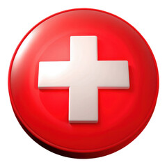 Obraz premium Green shield icon with gradient effect symbolizing protection on transparent background