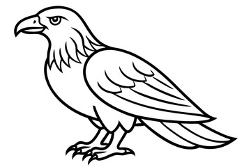 Eagle One-Line Sketch