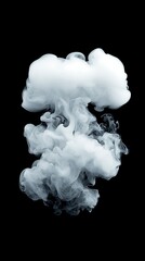 Ink Cloud Exploding for Dark Background.