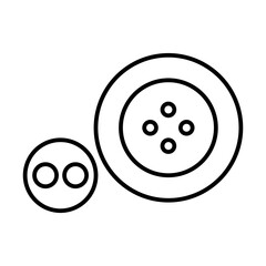 buttons line icon