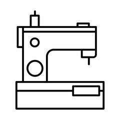 sewing machine line icon