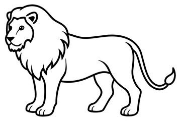 Elegant Lion Illustration
