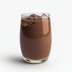 Iced chocolate and milk