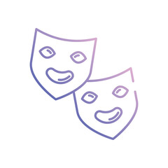 Entertainment vector icon stock illustration