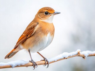 Minimalist Rufous Hornero Bird in Tree - Nature Photography