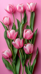 Obraz premium elegant tulip template