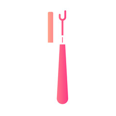 seam ripper gradient icon
