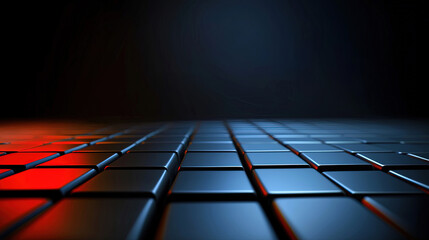 Abstract Metallic Grid