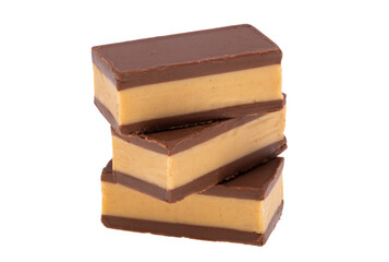 chocolate candies isolated