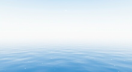 Obraz premium Serene Calm Water Surface Peaceful Ocean or Lake Background