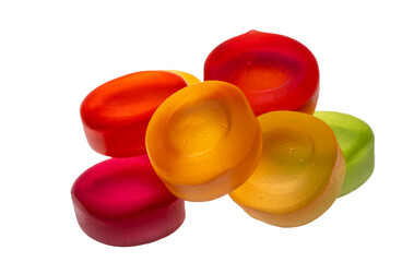 gummy candies isolated