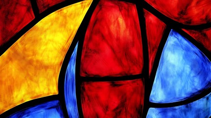 Stained Glass Window Pattern Art