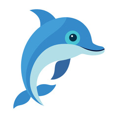 dolphin head vector illustration design