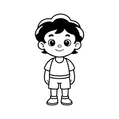 little boy with a heart