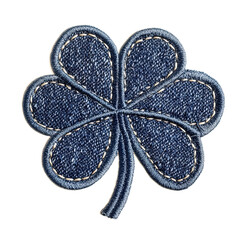 Denim Four-Leaf Clover