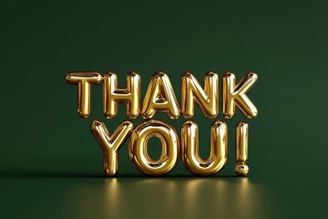 THANK YOU in large bold gold letters on dark