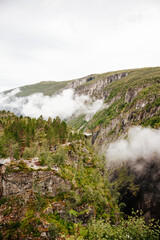 V&oslash;ringsfossen wodospad w Norwegii