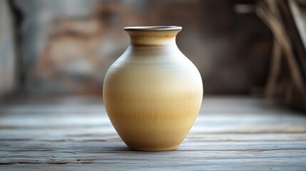 Handmade rustic pottery crafting art in a traditional artisan studio