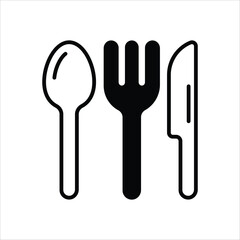 Cutlery Vector icon