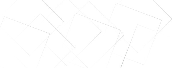 Abstract white and gray color geometric dynamic lines pattern transparent background design.