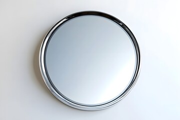 Obraz premium Stylish LED Vanity Mirror for Bathroom Decor isolated on white background
