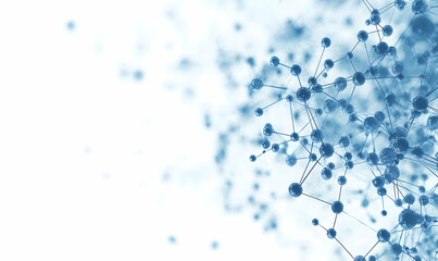 Molecular network, science background, research, connections