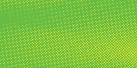 Obraz premium Dots halftone green color pattern gradient texture with technology digital background. Dots pop art comics with nature graphic design.