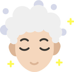 Woman Hair Treatment Flat Icon
