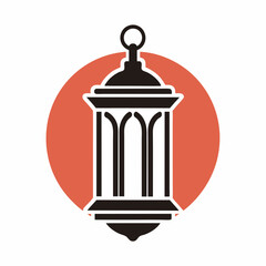 Traditional Lantern Vector Design icon.