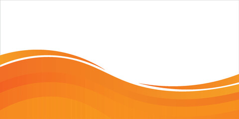 Mobile Modern orange banner background. Graphic design banner pattern background template with dynamic wave shapes
