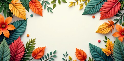 Abstract foliage design with weathered look on wallpaper, decoration, swirls, distressed