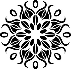 Mandala Stencil Vector Design, Intricate Mandala Stencil Art, Circular Mandala Stencil Vector, Decorative Mandala Template Design, Floral Mandala Stencil Vector, Traditional Mandala Vector Art, Abstra