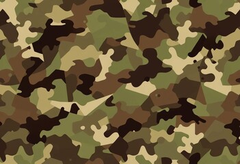 Fototapeta premium Abstract geometric camouflage polygon seamless pattern for fabric, textile, and vinyl wrap, vector, geometric print