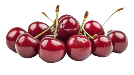 cherries isolated on white background
