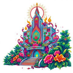 christmas tree with gifts