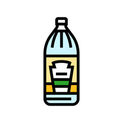 vinegar condiment color icon vector illustration
