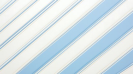 Striped wall with blue and white diagonal stripes in architecture interior design