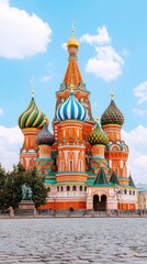 Explore the Vibrant Architectural Beauty of Saint Basil's Cathedral Moscow an Iconic Historical Landmark and Cultural Heritage Site