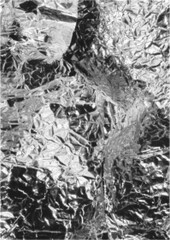 Large vector halftone foil texture with a transparent background