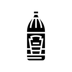 vinegar condiment glyph icon vector illustration