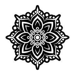 Indian Hindu Symbols Glyph Icons 
